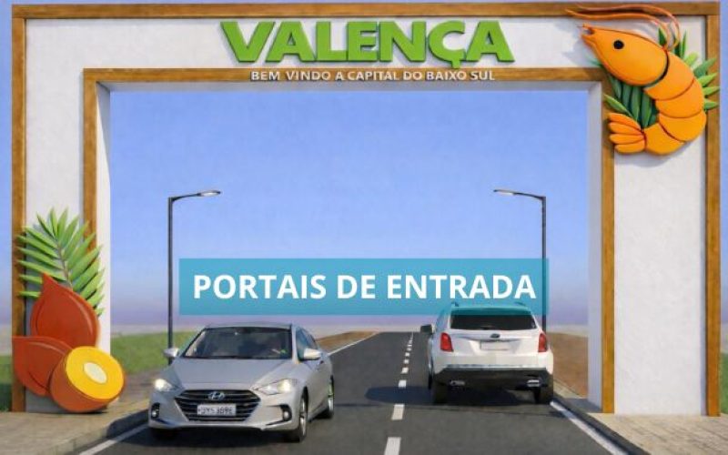 Valença inicia instalação de portais que vão marcar as principais entradas da cidade