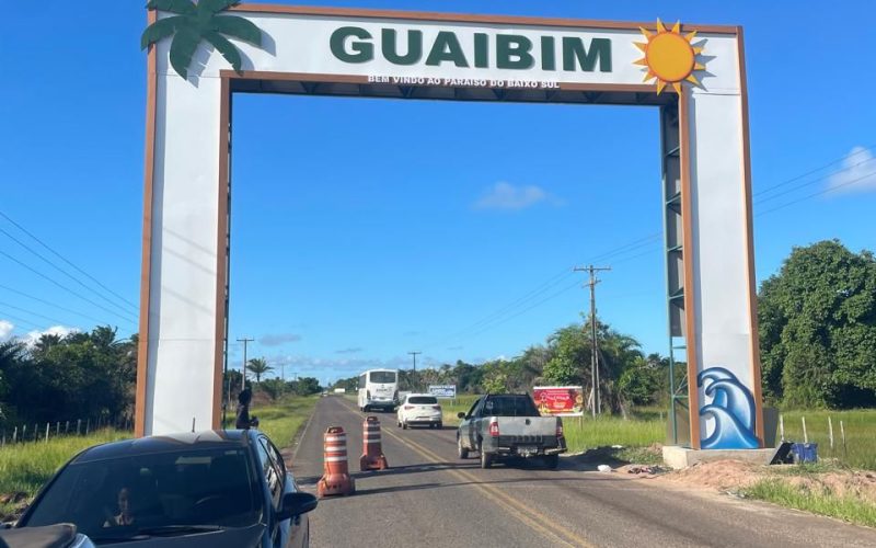 Novo portal transforma a chegada ao distrito do Guaibim