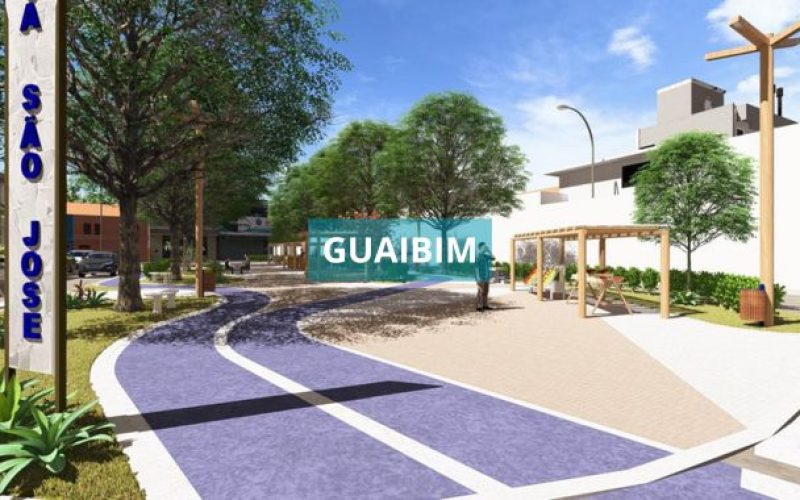 Praça São José será revitalizada e ganhará novos espaços de lazer, esporte e convivência em Guaibim