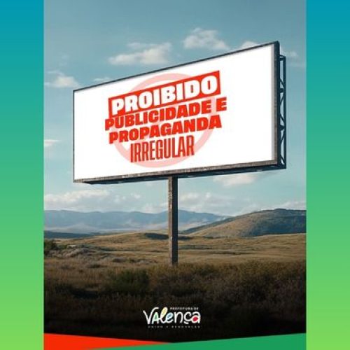 placas e outdoors irregulares