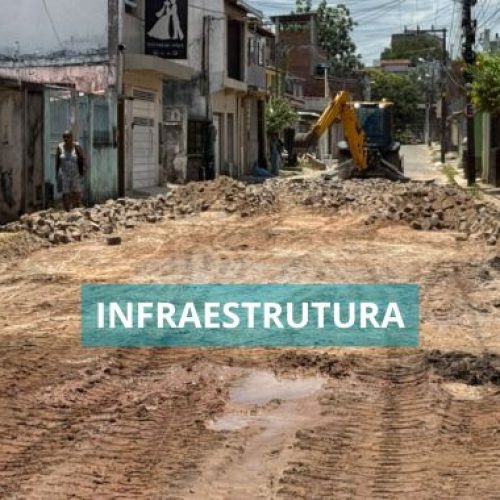 Obras transformam Rua Alagoas e preparam a via para pavimentação asfáltica