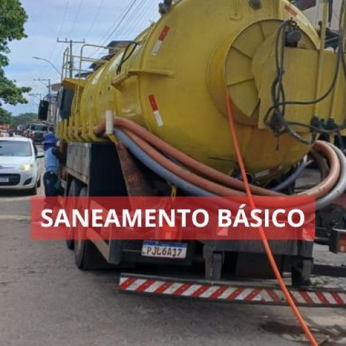 Implantação de projetos estruturantes no saneamento básico