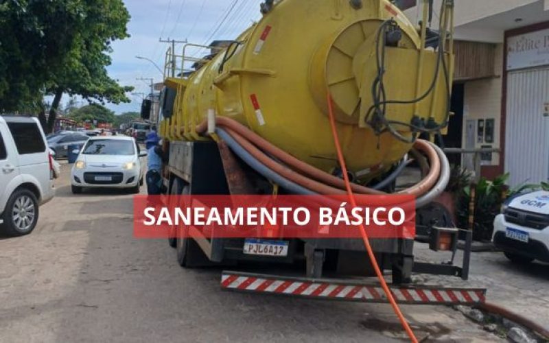 Implantação de projetos estruturantes no saneamento básico