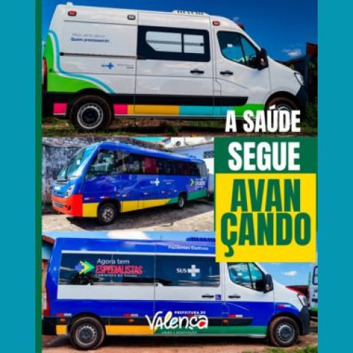 Prefeitura de Valença amplia frota da saúde com novos veículos para atendimento à população