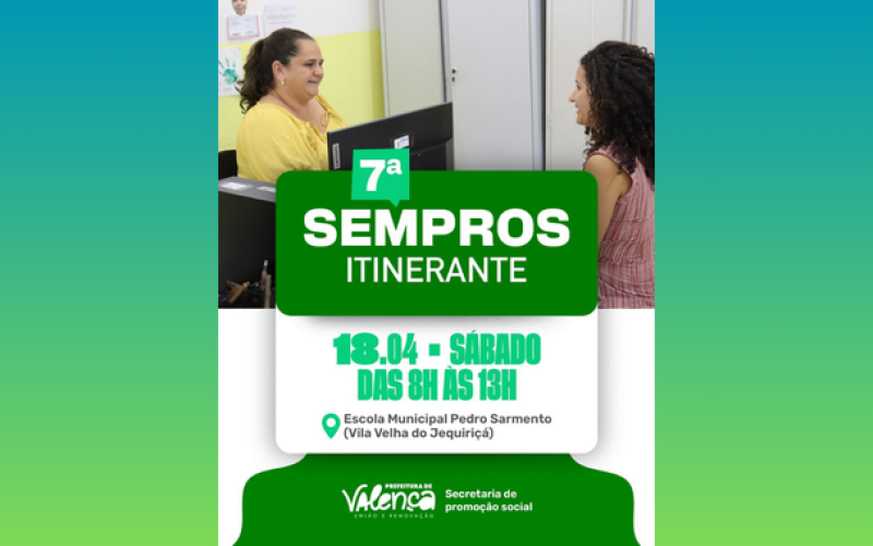 7° SEMPROS itinerante