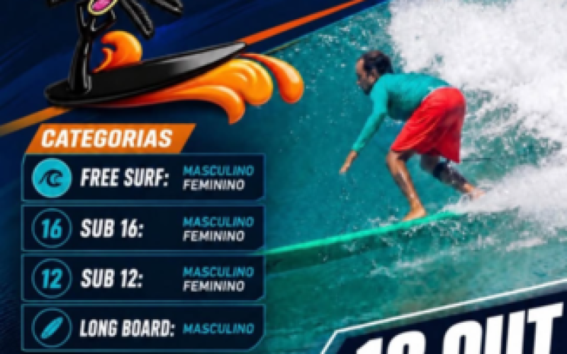 ASV abre inscrições para 2ª etapa do Circuito Municipal de Surf 2026 em Guaibim