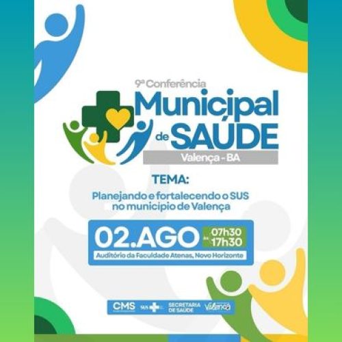 9ª Conferência Municipal de Saúde de Valença – BA