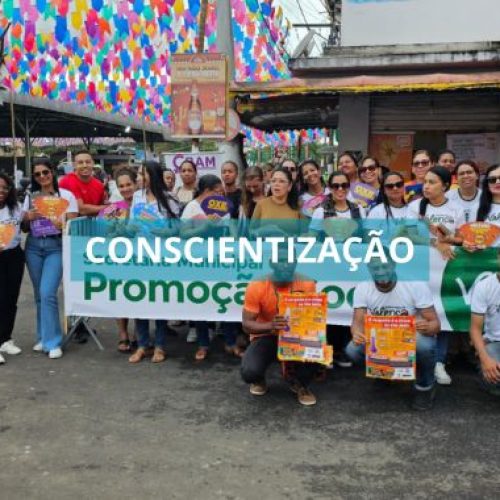 Prefeitura de Valença realiza ação de conscientização social no espaço da Feira Livre antes dos festejos de São Pedro