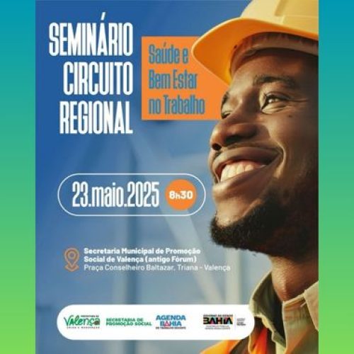 Seminário Circuito Regional com o tema 'Saúde e Bem Estar no Trabalho'