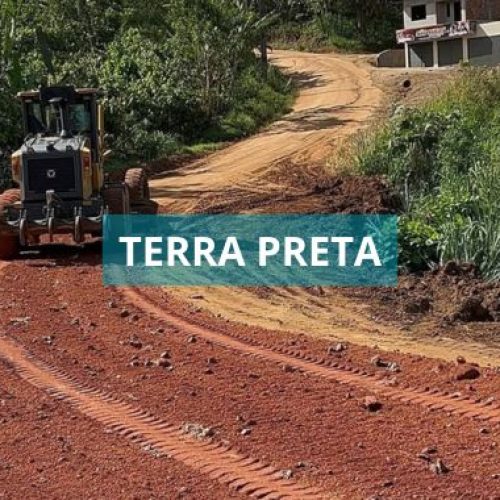 Comunidade de Terra Preta, na Várzea, recebe obras de melhorias na estrada