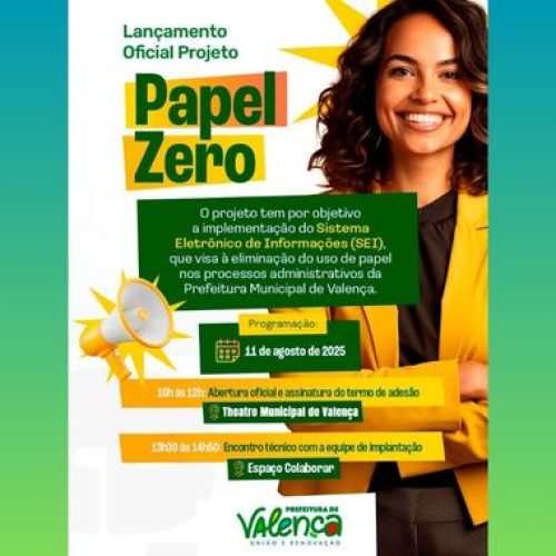 Valença realiza evento de lançamento e implantação do SEI nesta segunda-feira (11)