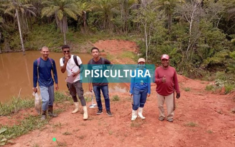 Prefeitura de Valença realiza visita técnica a piscicultores da zona rural