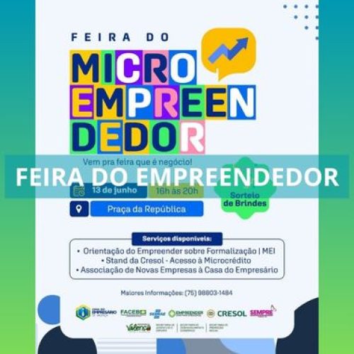Vem aí a Feira do Empreendedor!