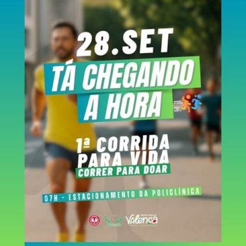 Prefeitura apoia a 1ª Corrida Para Vida em incentivo à doação de órgãos e tecidos