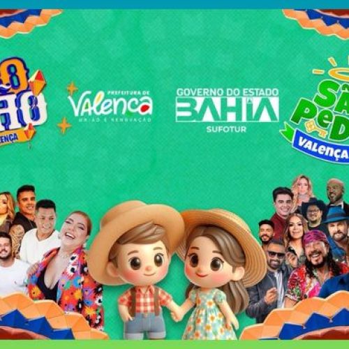 Valença anuncia atrações dos festejos juninos 2025 com grandes nomes da música nacional e programação cultural diversificada