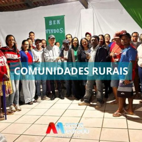 Prefeito Marcos Medrado visita comunidades rurais neste sábado