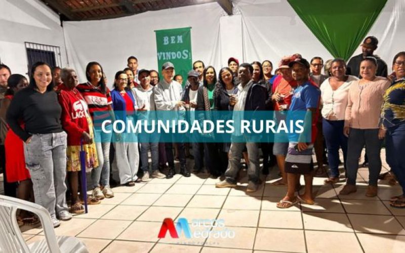 Prefeito Marcos Medrado visita comunidades rurais neste sábado