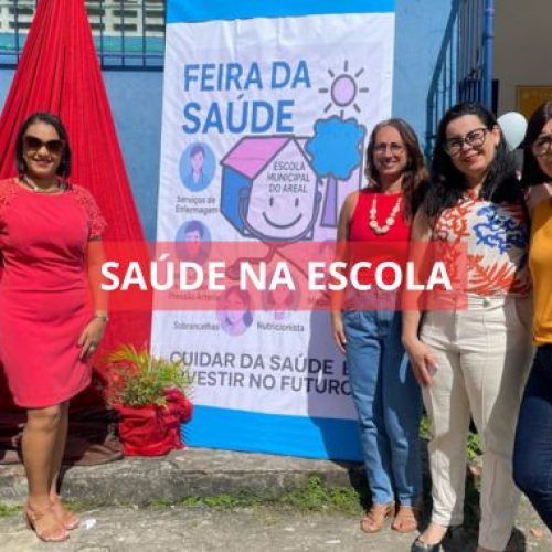 Projeto Saúde na Escola leva serviços de saúde à comunidade no Areal, em Valença