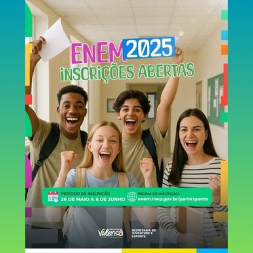 Inscrições para o Exame Nacional do Ensino Médio (Enem) 2025 começam nesta segunda-feira (26)