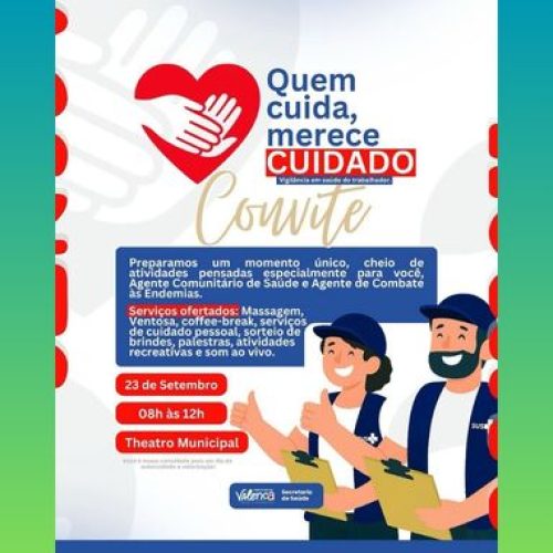 Valença promove dia de autocuidado para agentes de saúde e combate às endemias