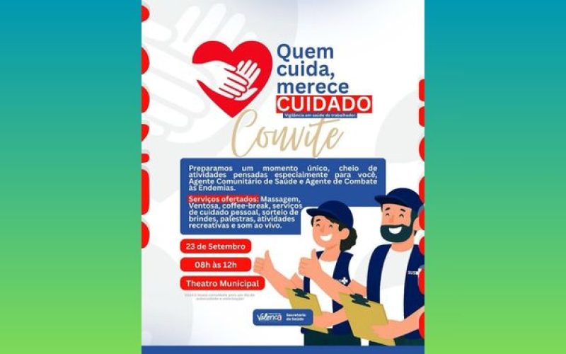 Valença promove dia de autocuidado para agentes de saúde e combate às endemias