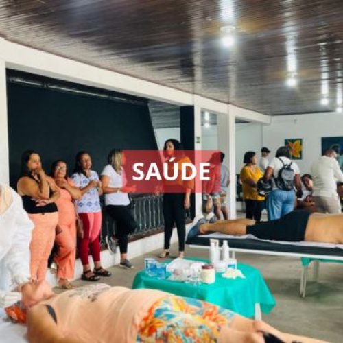 Agentes de saúde e endemias participam de manhã de cuidados promovida pela Prefeitura de Valença