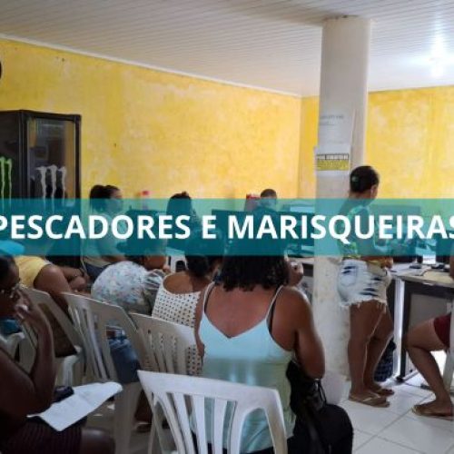 CAF para pescadores e marisqueiras do Guaibim
