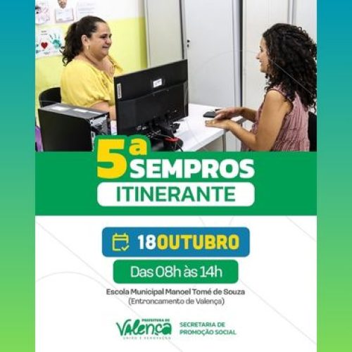 Vem aí a 5ª edição da SEMPROS Itinerante!