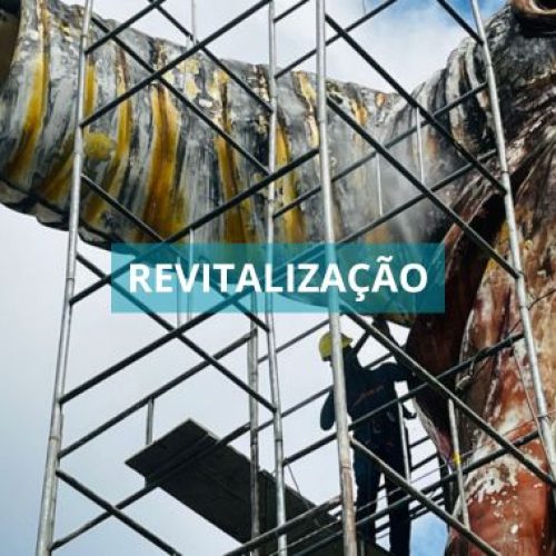 Cristo do Alto do São Roque passa pela primeira revitalização desde sua inauguração