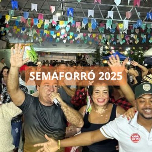 Semaforró aqueceu a noite de sábado (14) com muito forró e alegria no espaço da Autoescola Valença