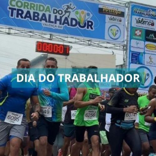 Prefeitura de Valença celebra o Dia do Trabalhador com corrida e diversos serviços gratuitos na Praça da República