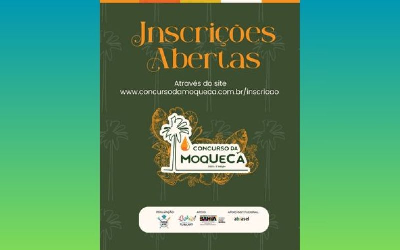 Inscrições abertas para a 3ª edição do Concurso da Moqueca 2025