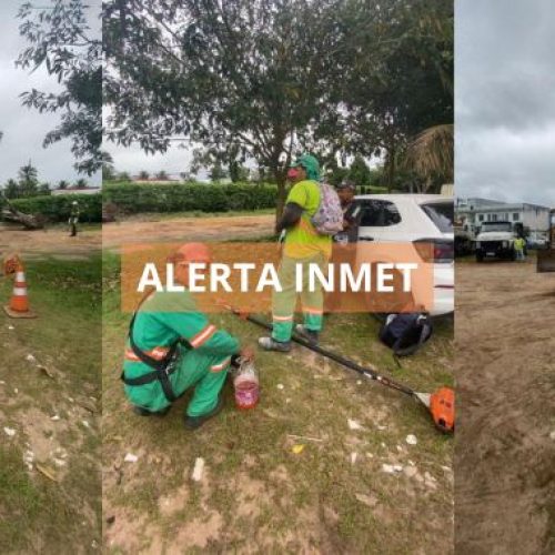Alerta de perigo potencial de ventania