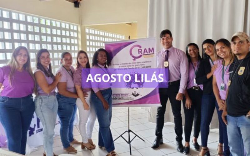 Prefeitura de Valença realiza ação de conscientização sobre violência contra a mulher no Agosto Lilás