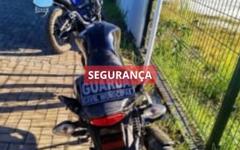 Guarda Municipal de Valença recupera motocicleta clonada, no centro da cidade
