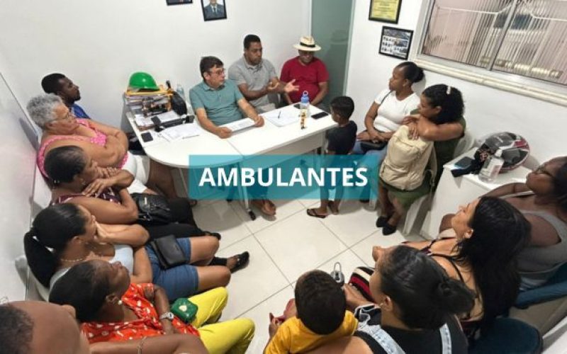 Prefeitura de Valença orienta ambulantes sobre uso adequado dos espaços públicos