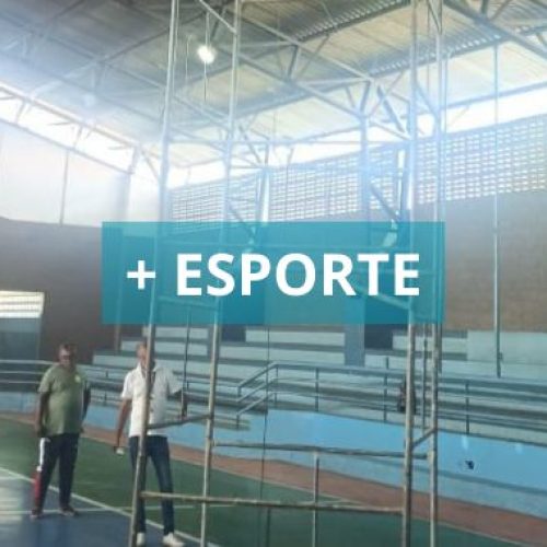 Prefeitura de Valença realiza troca de iluminação no Ginásio de Esportes