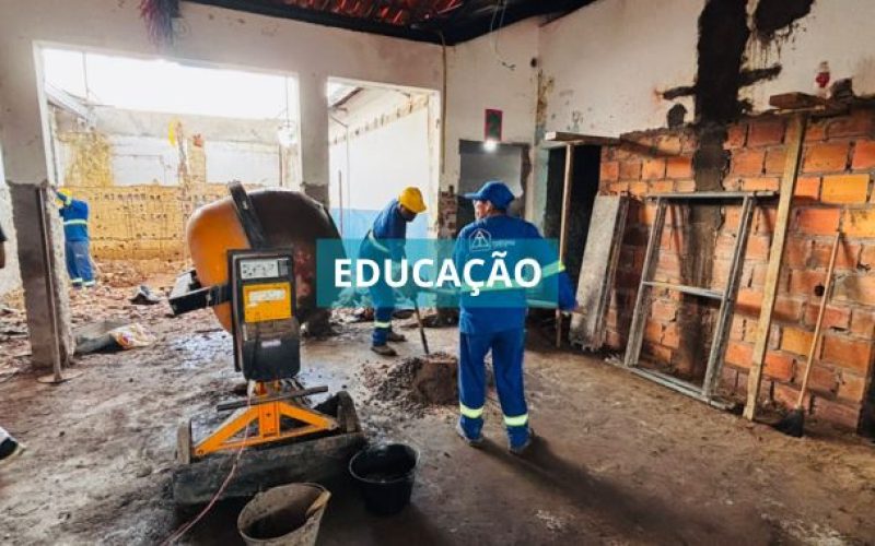 Prefeito Marcos Medrado visita obras da Escola Jarbas Passarinho e garante melhorias para comunidade do Alto de São Roque