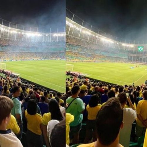 Brasil empata com Uruguai no Estádio da Fonte Nova e público pagante decepciona