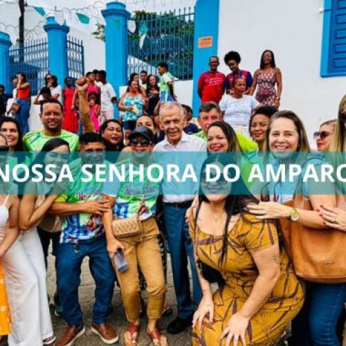 Prefeito Marcos Medrado participa das celebrações em homenagem a Nossa Senhora do Amparo