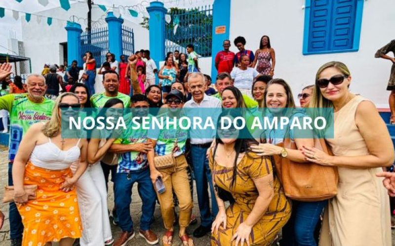 Prefeito Marcos Medrado participa das celebrações em homenagem a Nossa Senhora do Amparo