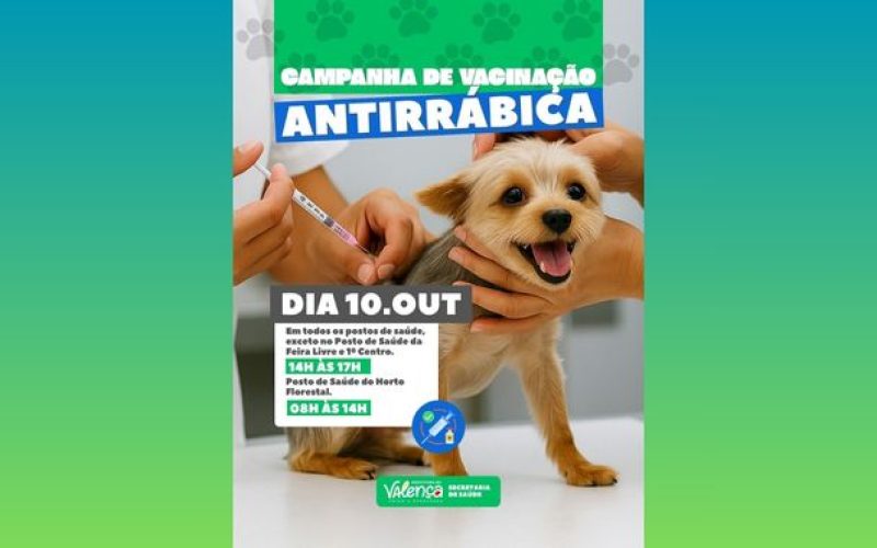 Campanha de Vacinação Antirrábica