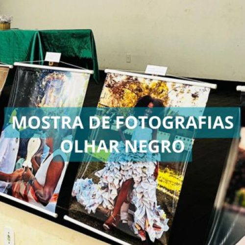 Exposição fotográfica da mostra Olhar Negro
