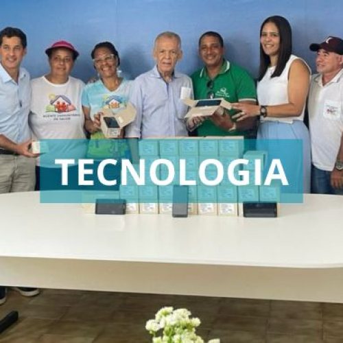 Agentes Comunitários de Saúde de Valença recebem tablets para agilizar coleta de dados