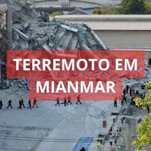 Um forte terremoto de magnitude 7,7 atingiu nesta sexta-feira (28) Mianmar e derrubou prédios na Tailândia
