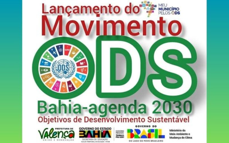 Participe do Lançamento do Movimento ODS Bahia - Agenda 2030