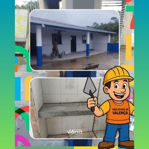 Prefeitura de Valença realiza reformas e reconstrução em escolas no município