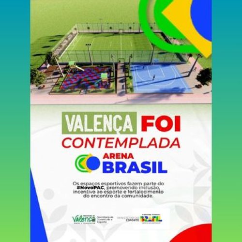 Valença é a única cidade do Baixo Sul selecionada para receber uma das Arenas Brasil