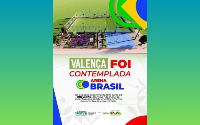 Valença é a única cidade do Baixo Sul selecionada para receber uma das Arenas Brasil
