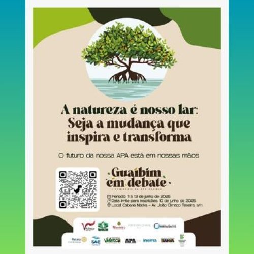 Com apoio da Prefeitura de Valença, Conselho Gestor da APA Guaibim vai realizar o 1º SEMINÁRIO DE MEIO AMBIENTE